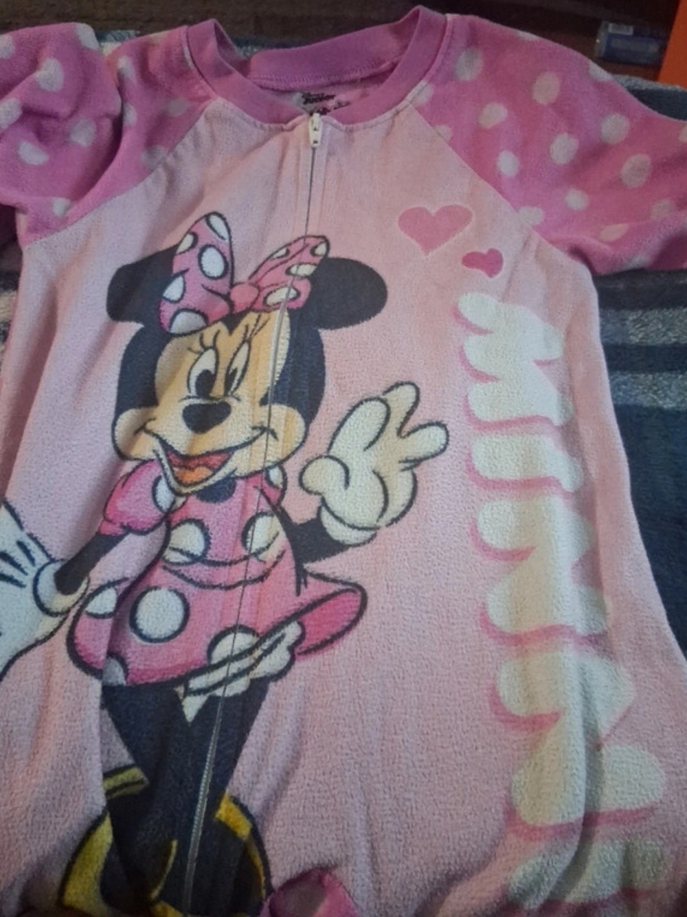 Disney Pink Minnie Mouse Onesie